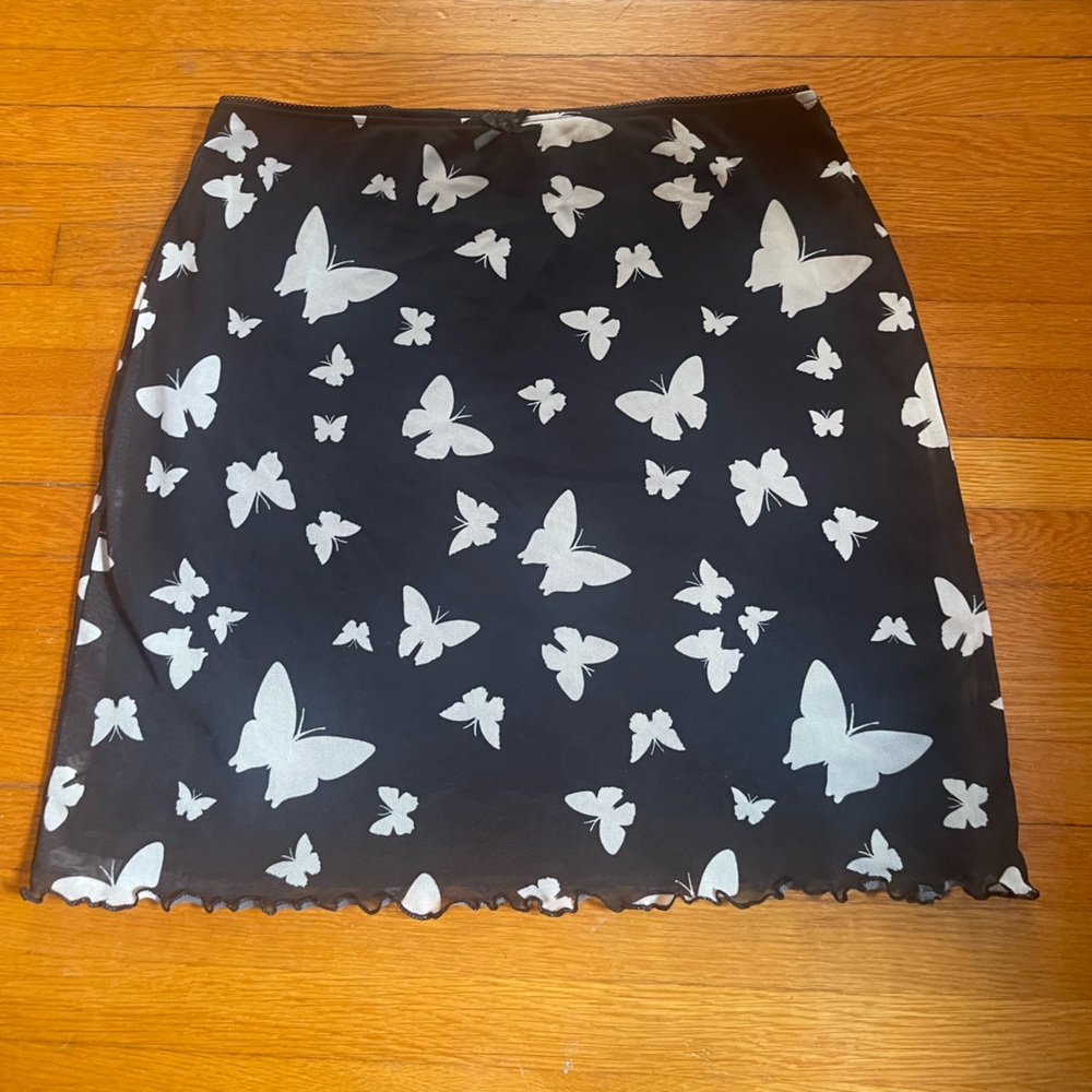 wild fable butterfly mini skirt